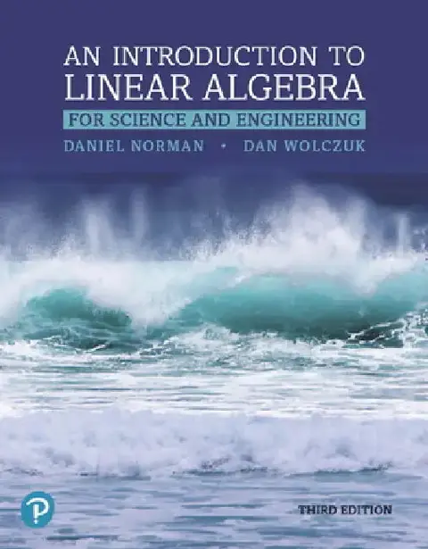 Cover of Introduction to Linear Algebra for Science and Engineering