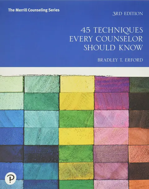Cover of 45 Techniques Every Counselor Should Know