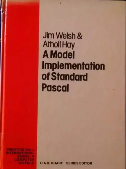 Cover of A Model Implementation of Standard PASCAL