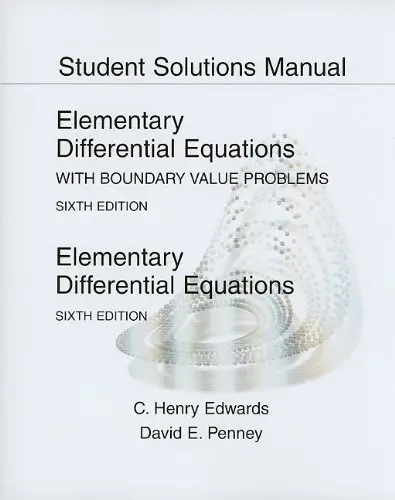 Cover of Student Solutions Manual for Elementary Differential Equations