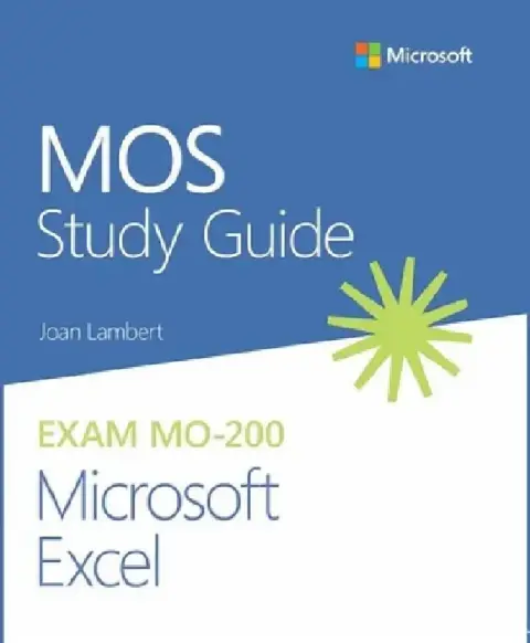Cover of Mos 2019 Study Guide for Microsoft Excel