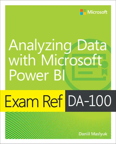 Cover of Exam Ref Da-100 Analyzing Data with Microsoft Power Bi