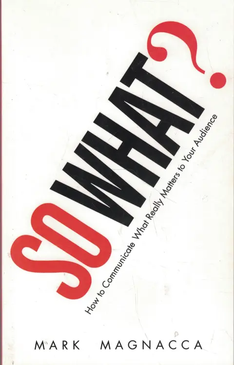 Cover of So What?