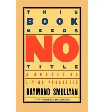 Cover of This Book Needs No Title