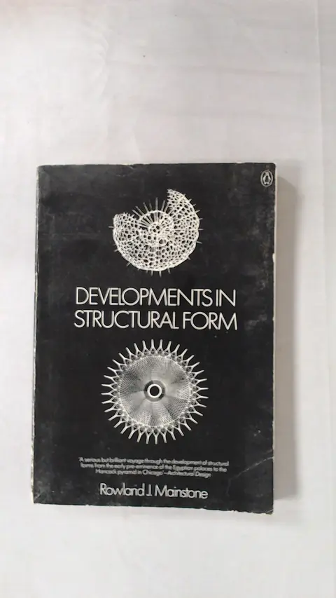 Cover of Developments in Structural Form