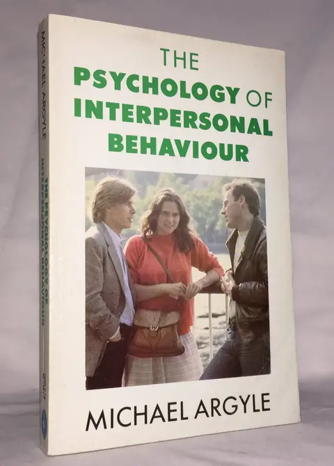 Cover of The Psychology of Interpersonal Behaviour
