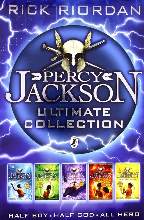 Cover of Percy Jackson 5 copy slipcase