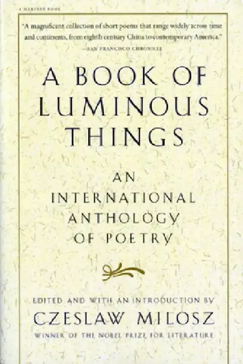 Cover of A Book of Luminous Things