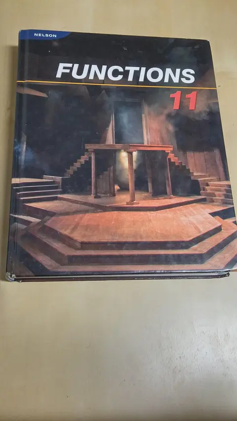 Cover of Functions 11 Student Text