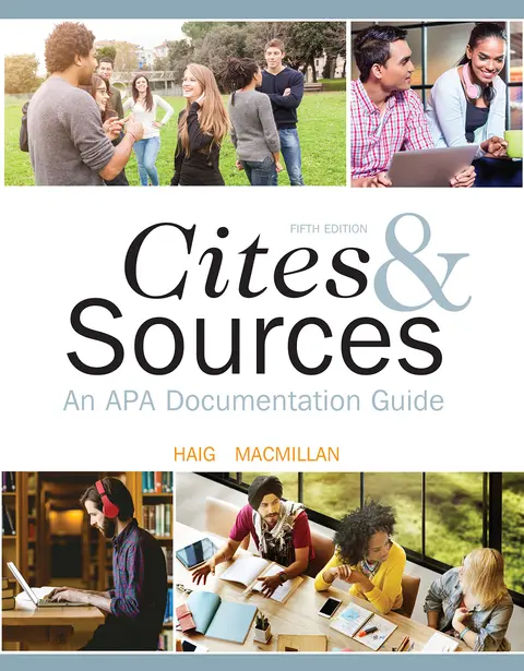 Cover of Cites and Sources