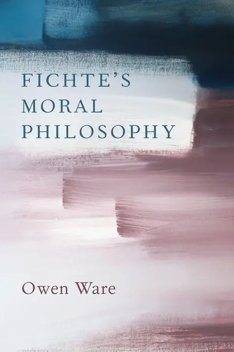Cover of Fichte's Moral Philosophy
