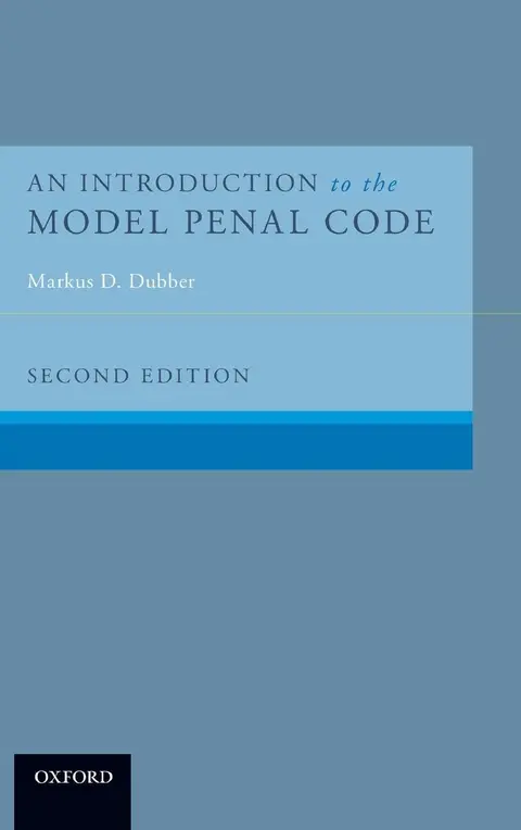 Cover of An Introduction to the Model Penal Code