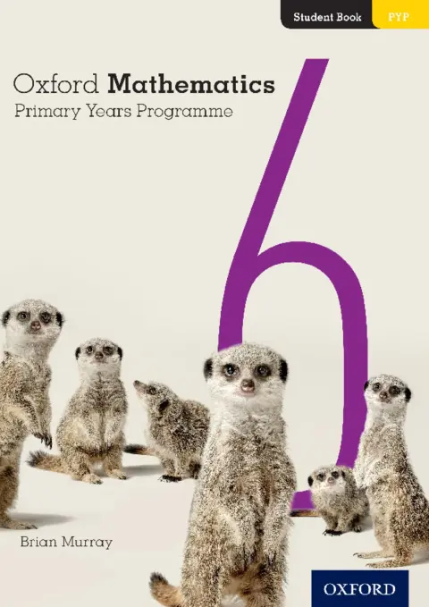 Cover of Oxford Mathematics Primary Years Programme Student Book 6