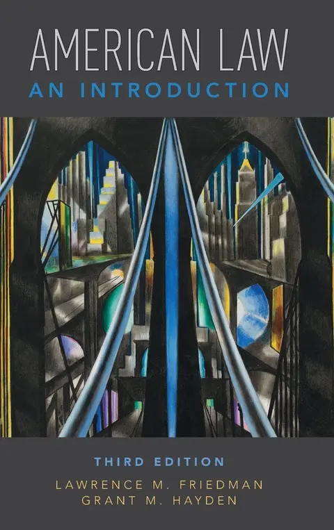 Cover of American Law an Introduction 3Rd Edition