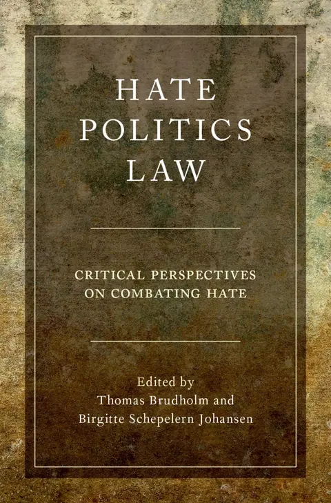 Cover of Hate, Politics, Law