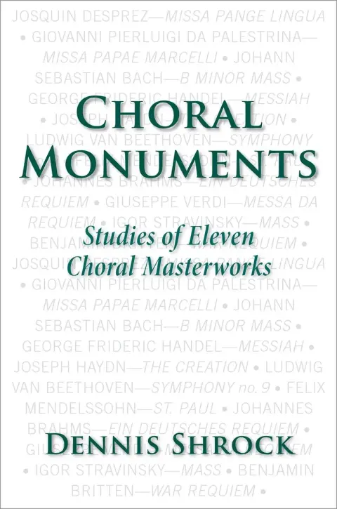 Cover of Choral Monuments