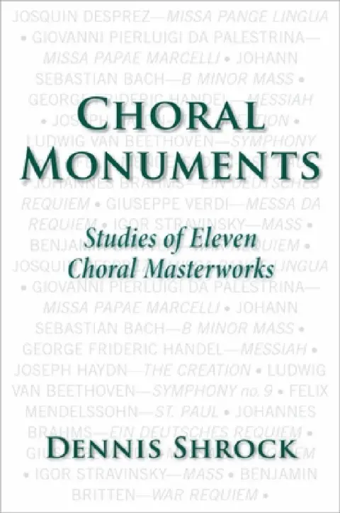 Cover of Choral Monuments