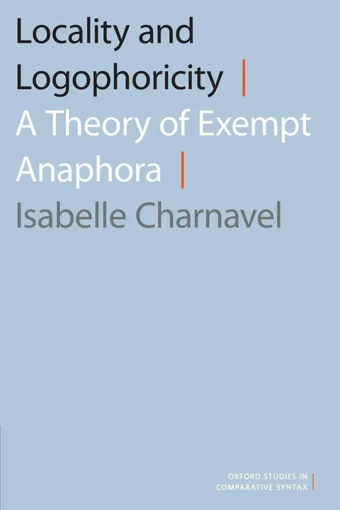 Cover of Locality and Logophoricity