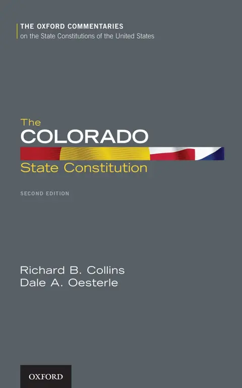 Cover of The Colorado State Constitution