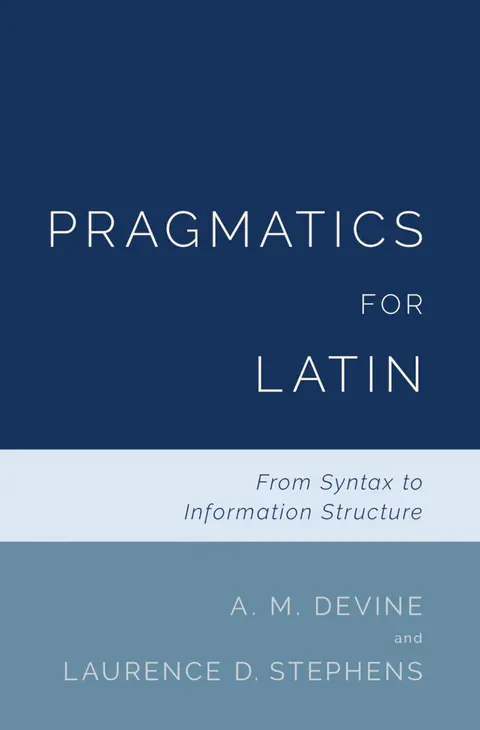 Cover of Pragmatics for Latin