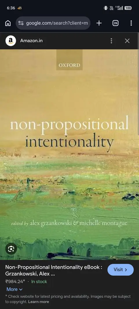 Cover of Non-Propositional Intentionality