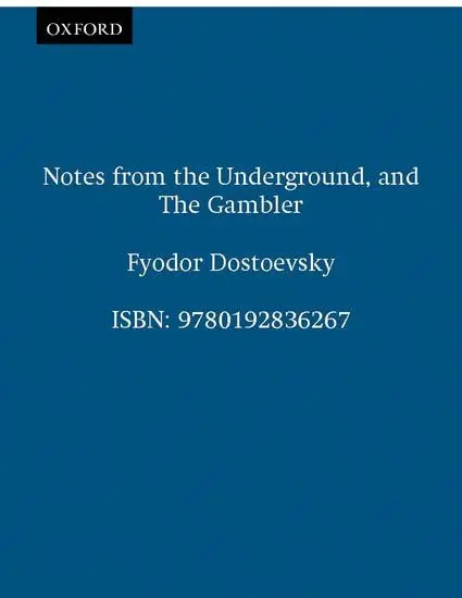 Cover of Notes from the Underground, and the Gambler