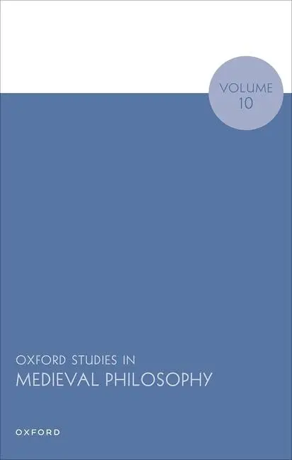 Cover of Oxford Studies in Medieval Philosophy