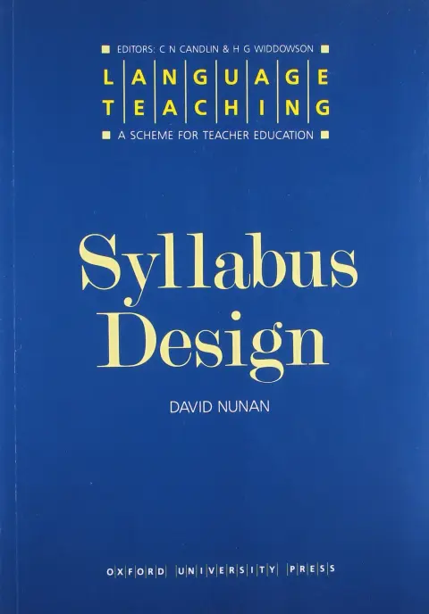 Cover of Syllabus Design