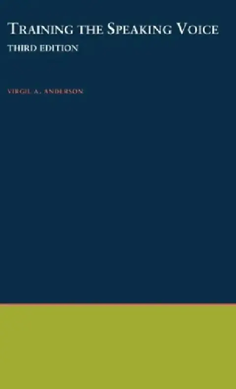 Cover of Training the Speaking Voice