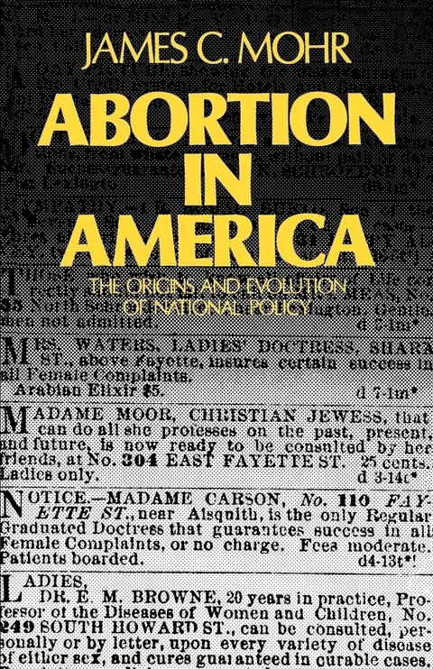 Cover of Abortion in America