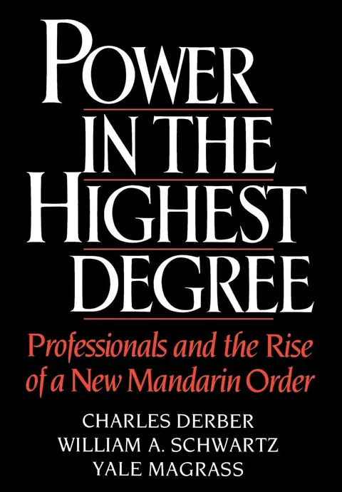 Cover of Power in the Highest Degree