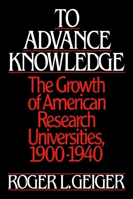 Cover of To Advance Knowledge