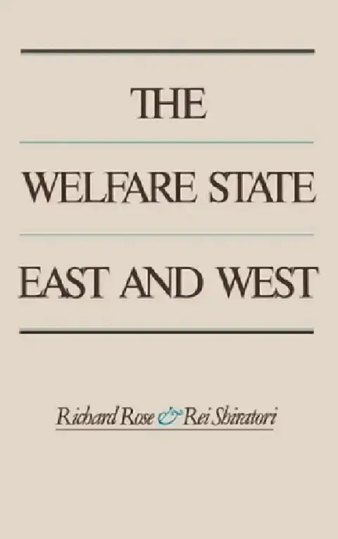 Cover of The Welfare State East and West