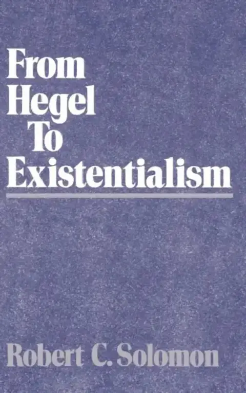 Cover of From Hegel to Existentialism