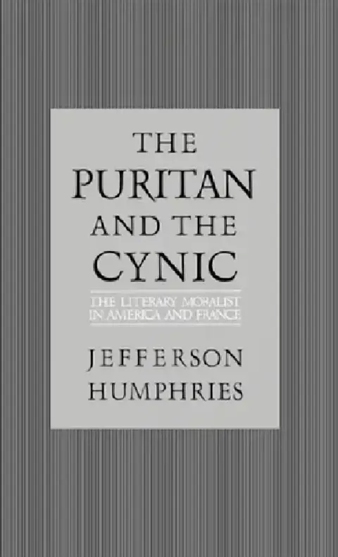 Cover of The Puritan and the Cynic
