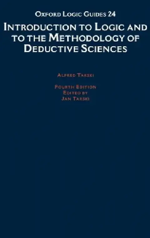 Cover of Introduction to Logic and to the Methodology of the Deductive Sciences