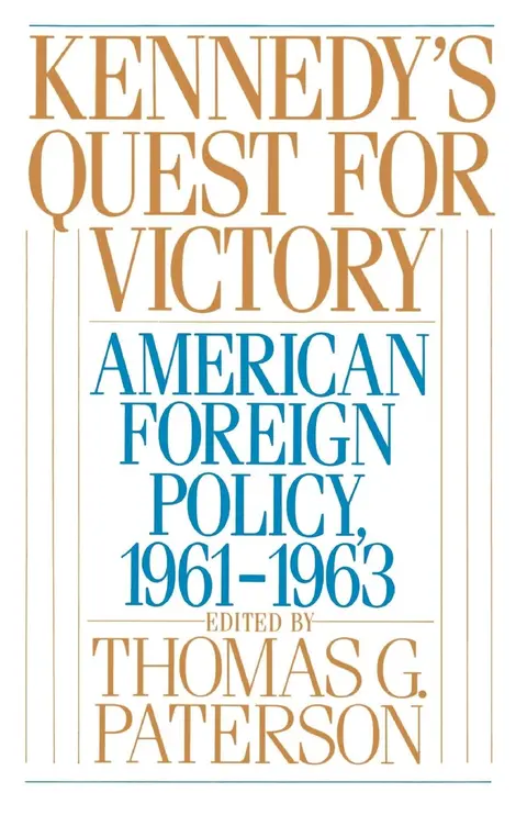 Cover of Kennedy's Quest for Victory