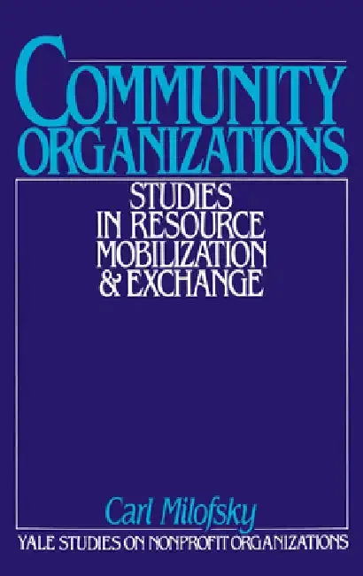 Cover of Community Organizations