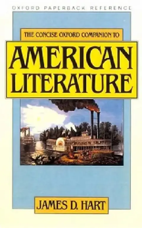 Cover of The Concise Oxford Companion to American Literature