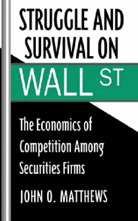Cover of Struggle and Survival on Wall St