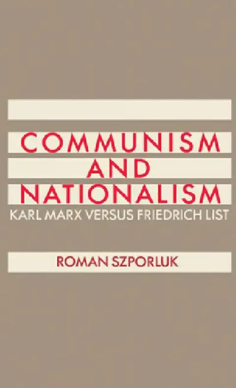 Cover of Communism and Nationalism
