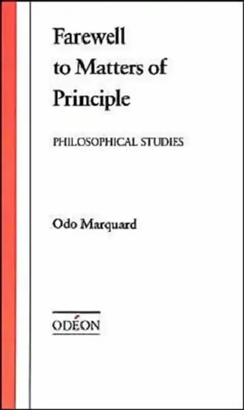 Cover of Farewell to Matters of Principle