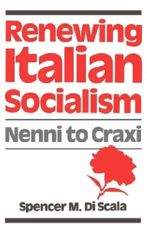 Cover of Renewing Italian Socialism