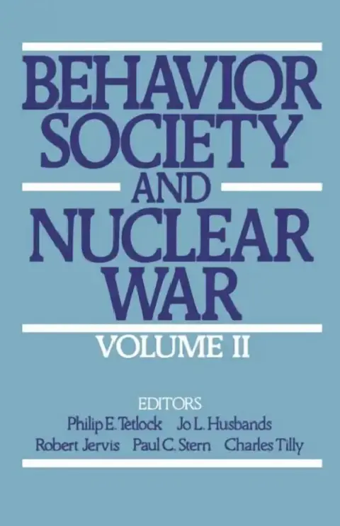 Cover of Behavior, Society, and Nuclear War