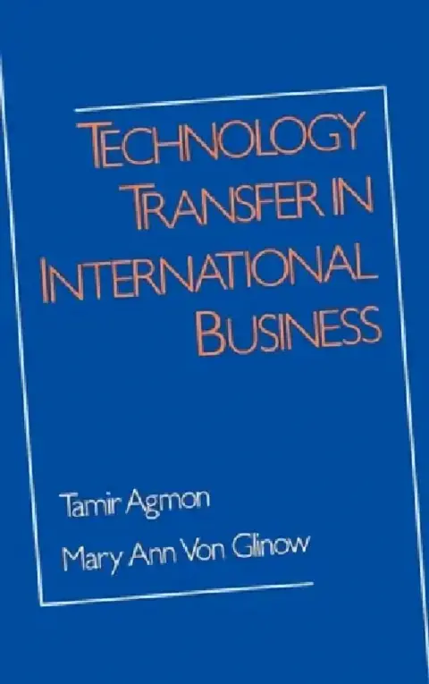 Cover of Technology Transfer in International Business