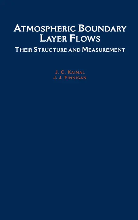 Cover of Atmospheric Boundary Layer Flows