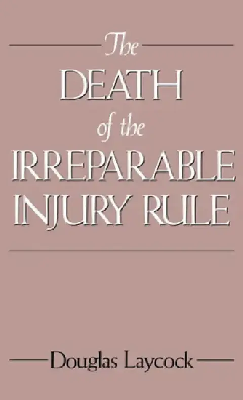 Cover of The Death of the Irreparable Injury Rule