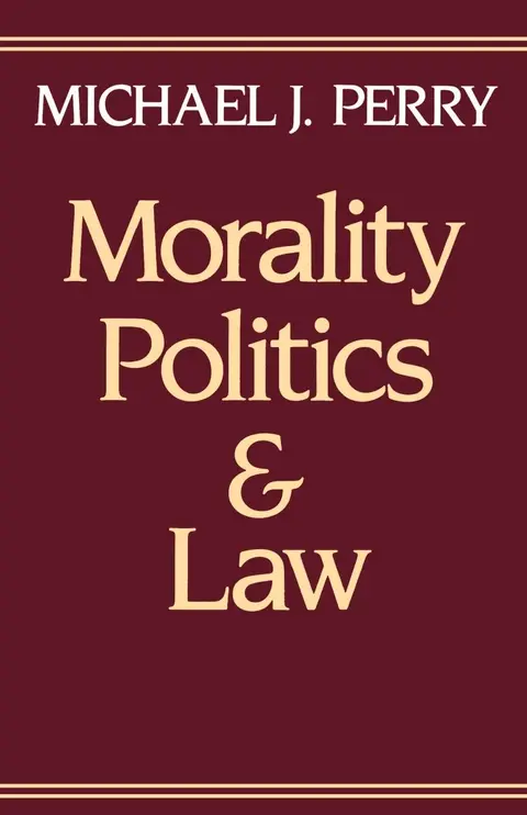 Cover of Morality, Politics, and Law