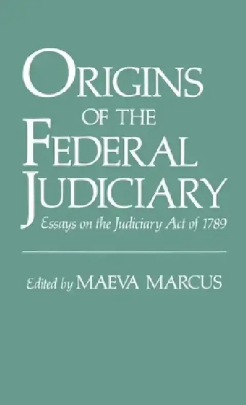 Cover of Origins of the Federal Judiciary
