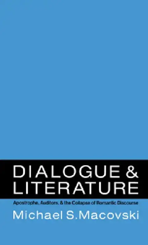Cover of Dialogue and Literature